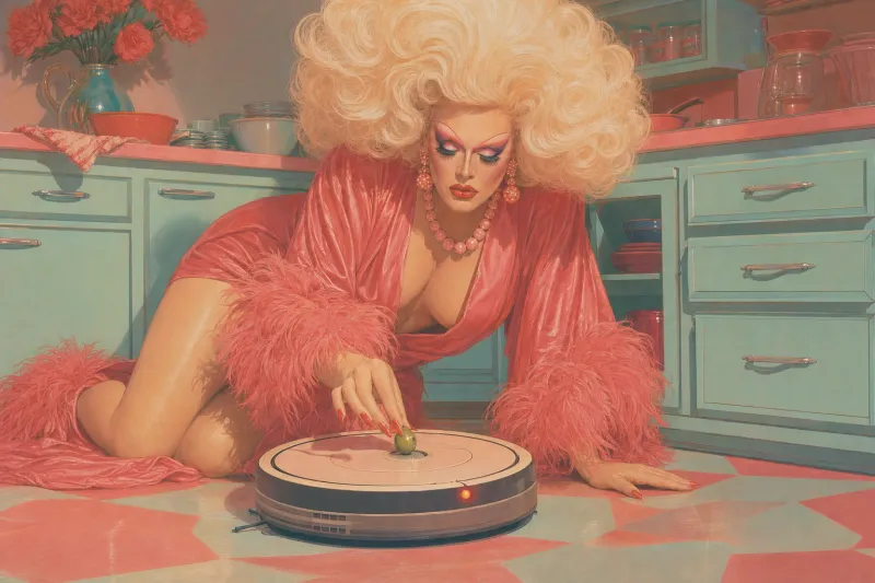 The Contessa and the robot vacuum, frame 8