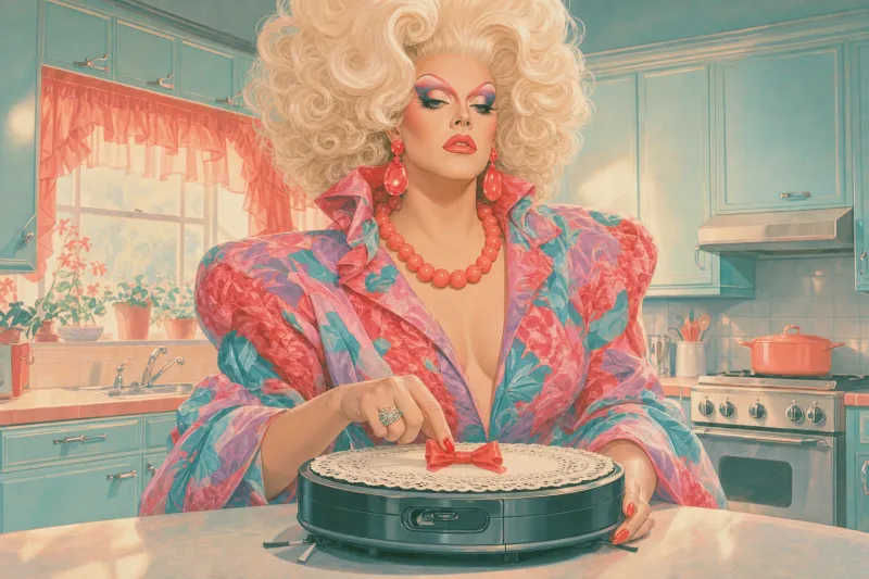 The Contessa and the robot vacuum, frame 2
